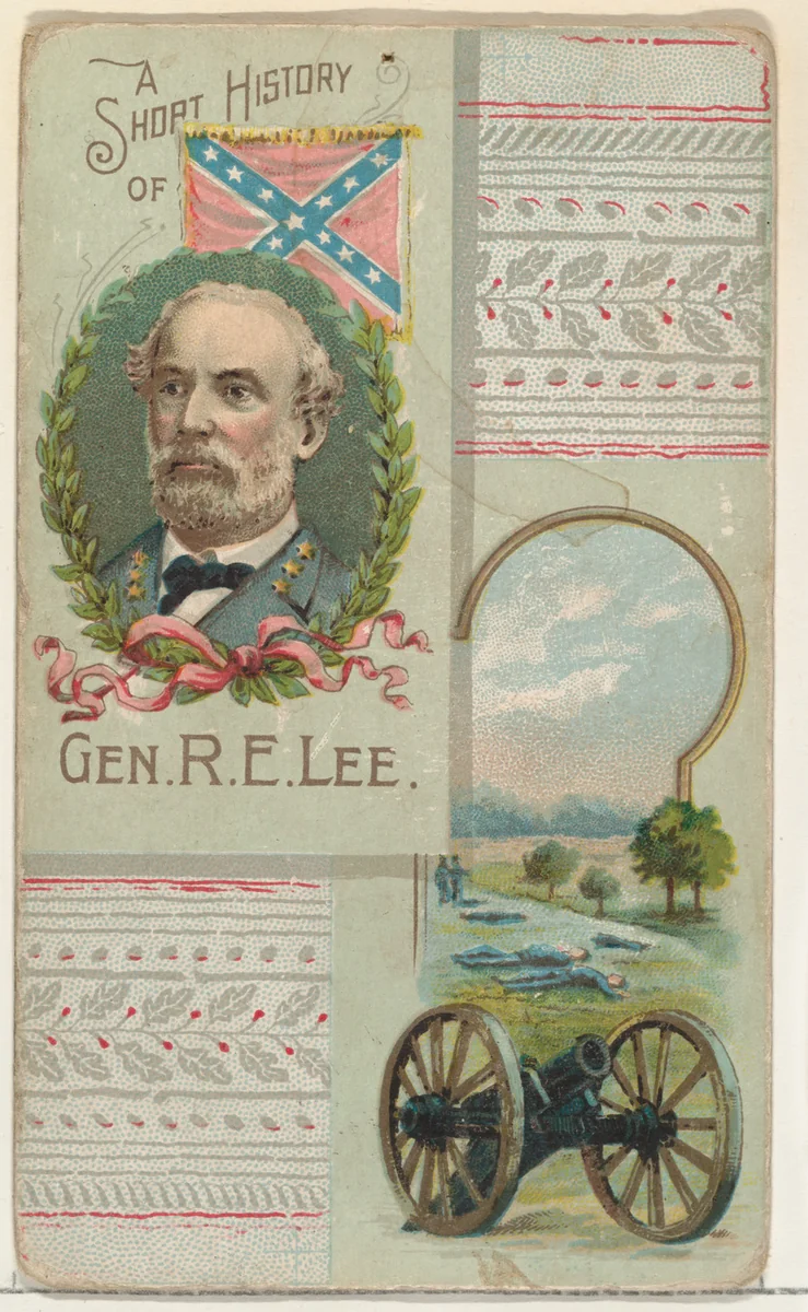 A Short History: General Robert E. Lee, from the Histories of Generals series (N114) issued by W. Duke, Sons & Co. to promote Honest Long Cut Smoking and Chewing Tobacco by W. Duke, Sons & Co., print, 1888