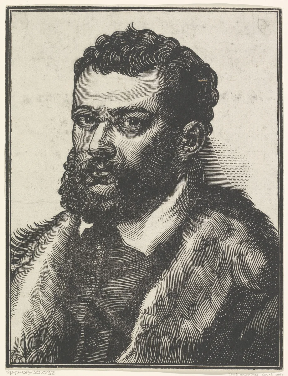 Toonblok van Portret van Giovanni I Cornaro by Christoffel Jegher, print, 1587-1640