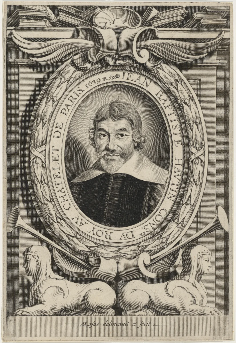 Jean Baptiste Hautin by Michel Lasne, print, 1639