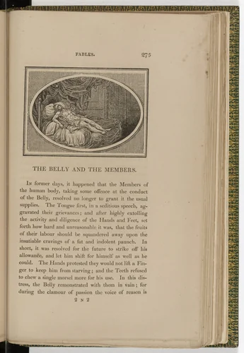 Headpiece (page 275) from The Fables of Aesop by Thomas Bewick, illustrated book, 1818