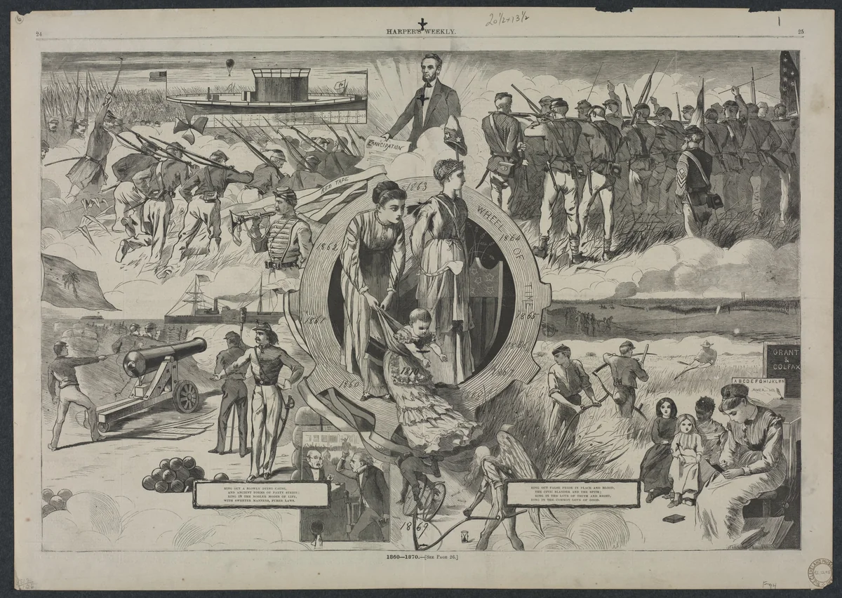 1860 - 1870 by Winslow Homer, print, 1870