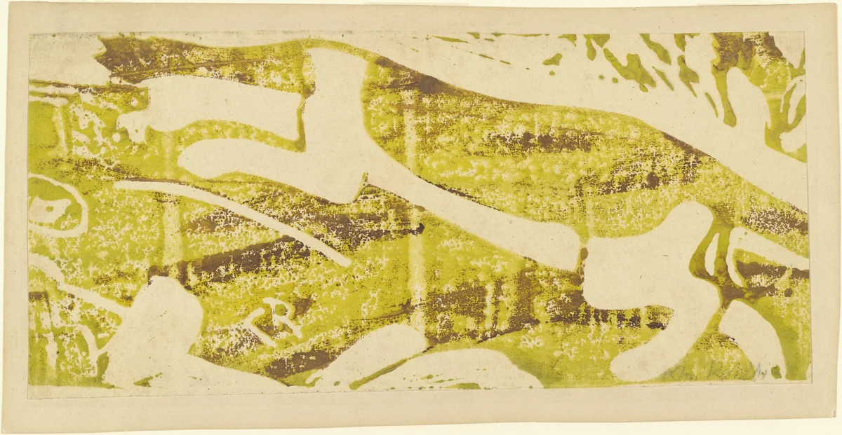 Cat and Mouse (Katze und Maus) by Christian Rohlfs, print, 1912