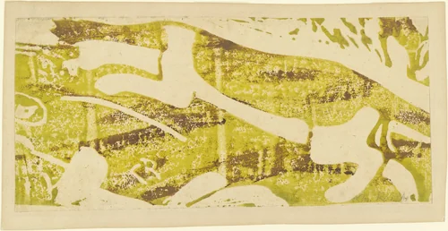 Cat and Mouse (Katze und Maus) by Christian Rohlfs, print, 1912