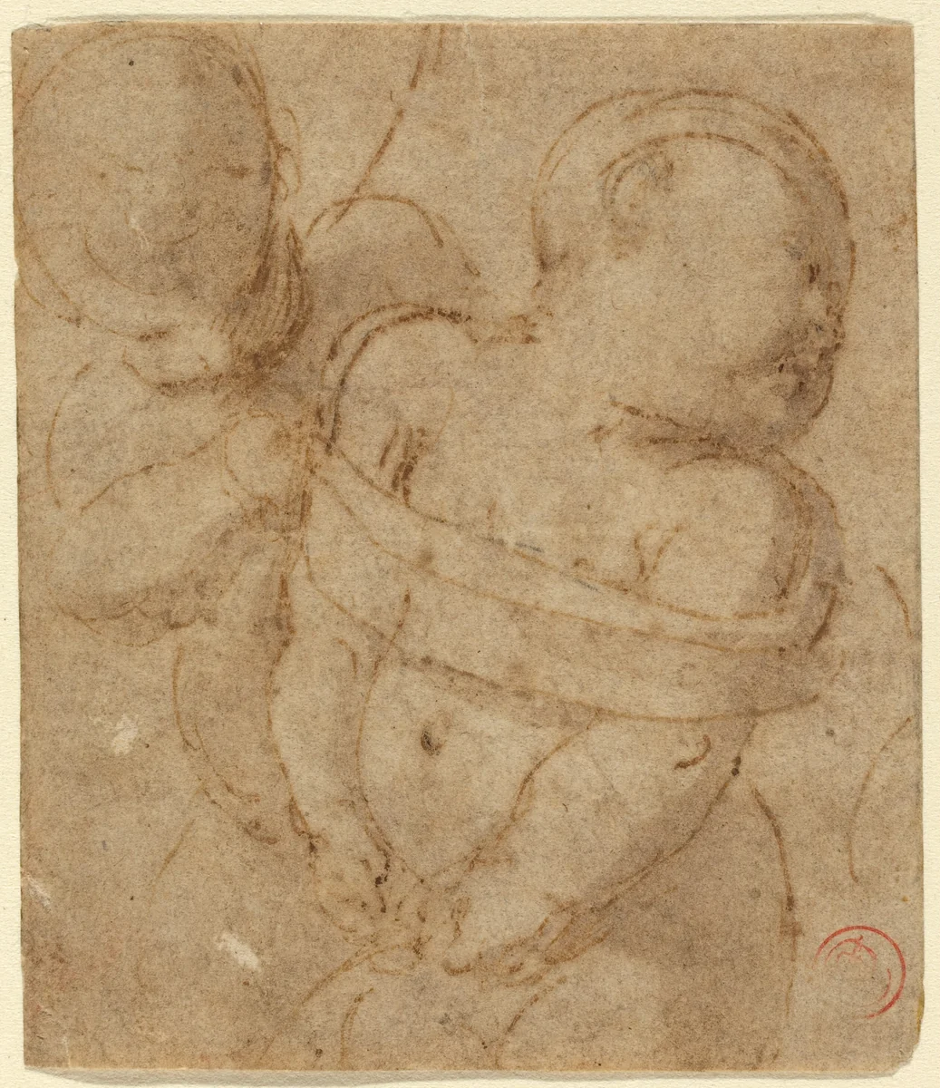 Cupid Bound by Raphael, drawing, 1483-1520