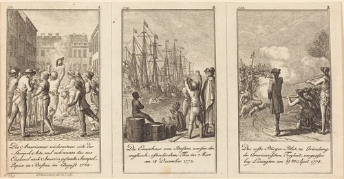 The History of the United States by Daniel Nikolaus Chodowiecki, print, 1783-1784