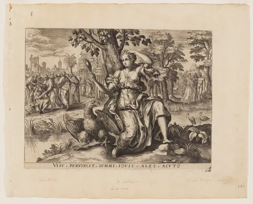 Sight, from The Five Senses by Adriaen Collaert, print, 1580-1590