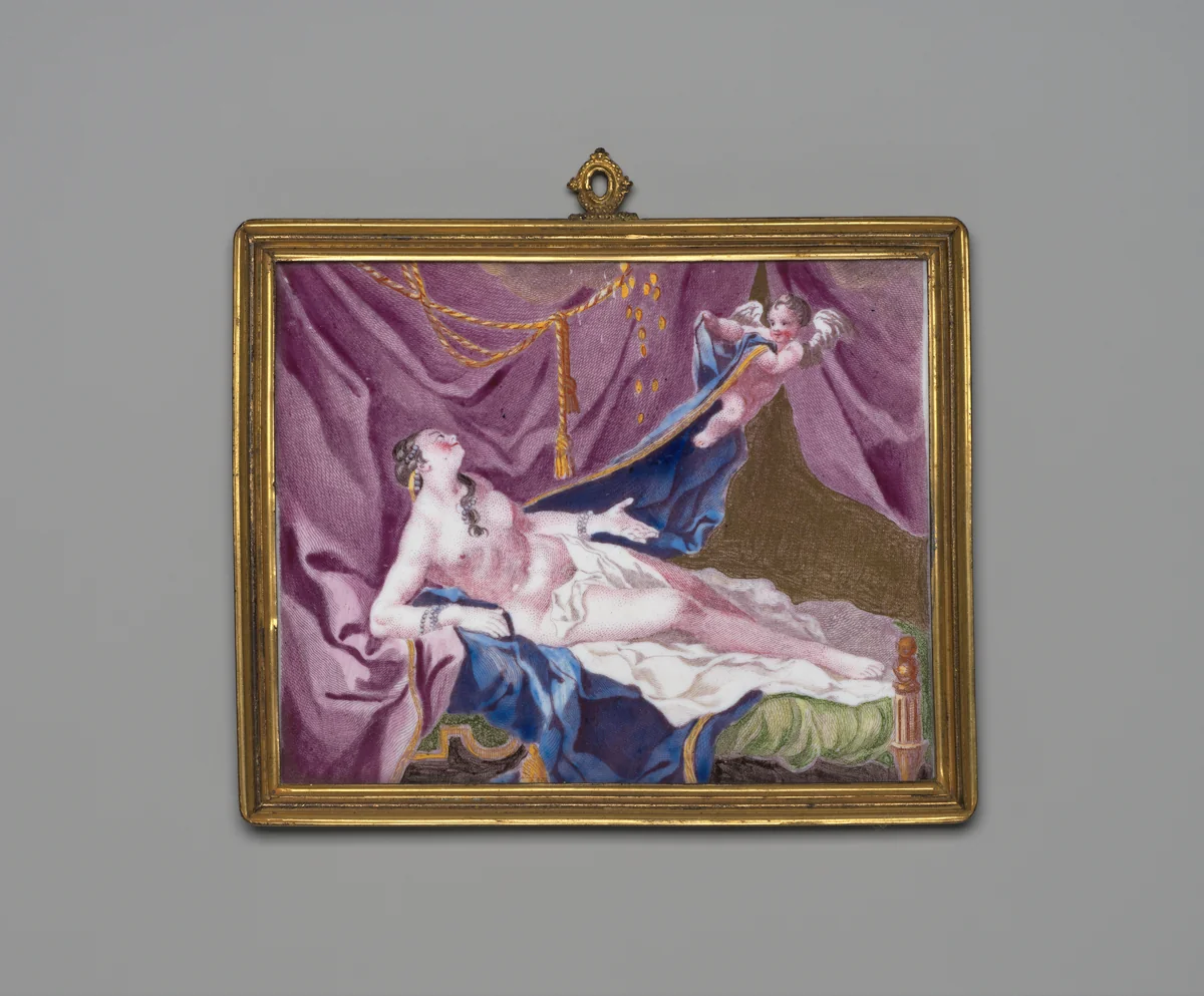 Danae and the Shower of Gold by Simon Ravenet, other, 1748-1756