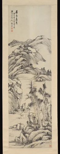 Landscape by Jiang Yun, painting, 1888