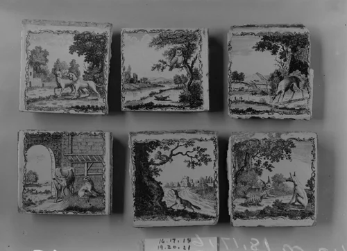 Tile by Guy Green, artwork, 1771-1776