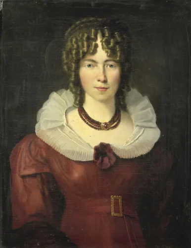 Portrait of a young Woman by anonymous, painting, 1830