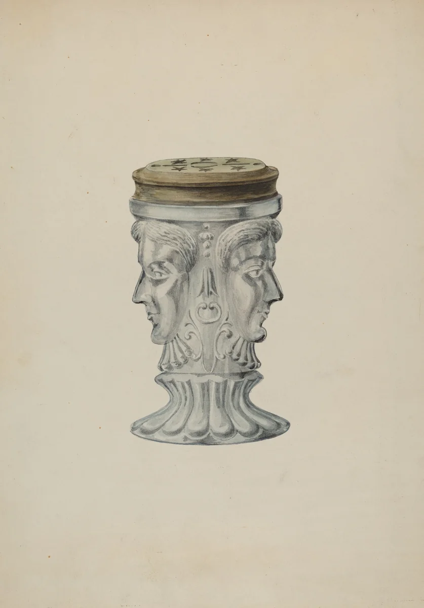 Salt Shaker by Wellington Blewett, index of american design, 1935-1942