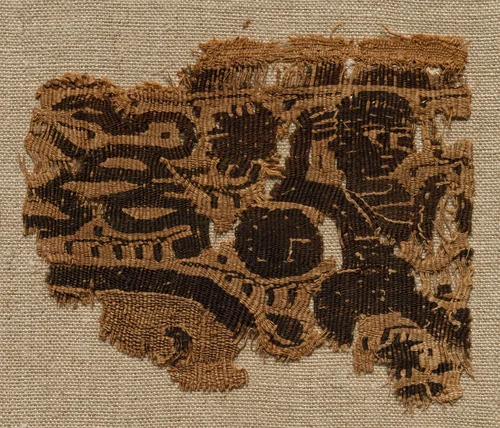Fragment, Part of an Ornament from a Garment by Unknown, textile, 500-599