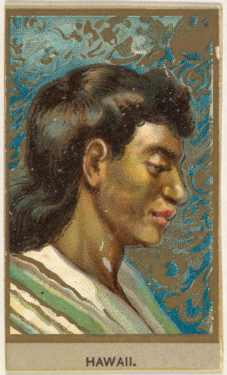 Hawaii, from the Races of Mankind series (T181) issued by Abdul Cigarettes by Abdul Cigarettes, print, 1881