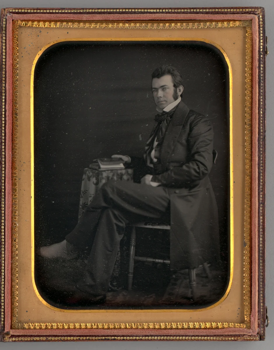 Untitled (Portrait of a Seated Man) by Amos Morrel Allen, other, 1855