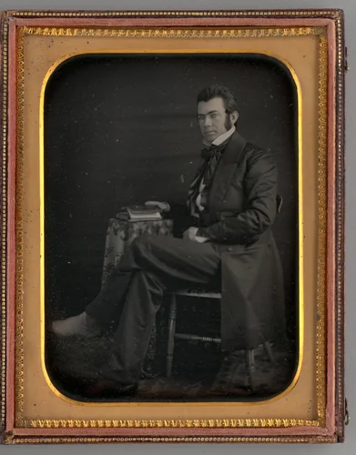 Untitled (Portrait of a Seated Man) by Amos Morrel Allen, other, 1855