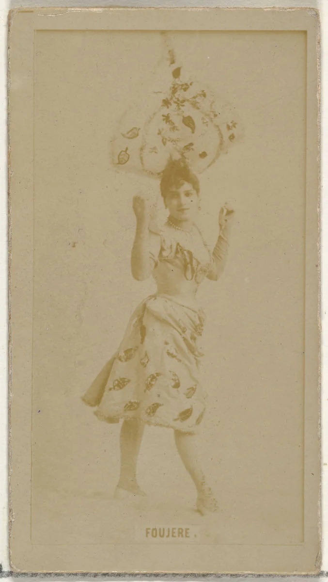 Miss Foujere, from the Actors and Actresses series (N145-8) issued by Duke Sons & Co. to promote Duke Cigarettes by W. Duke, Sons & Co., photograph, 1890-1895