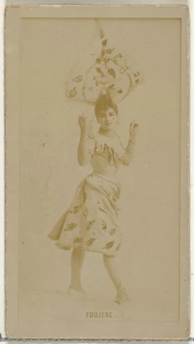 Miss Foujere, from the Actors and Actresses series (N145-8) issued by Duke Sons & Co. to promote Duke Cigarettes by W. Duke, Sons & Co., photograph, 1890-1895