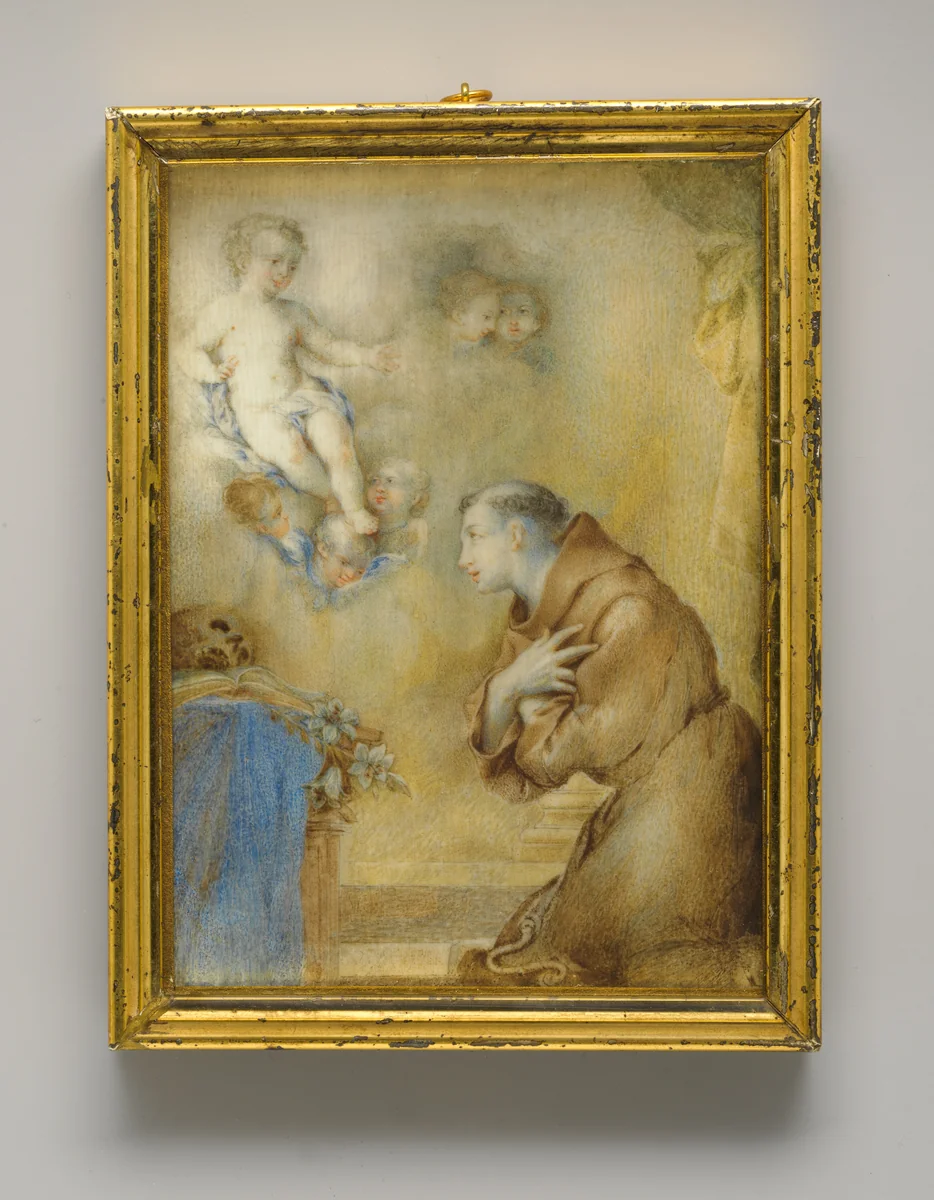 The Vision of Saint Anthony of Padua by Anton Raphael Mengs, other, 1758