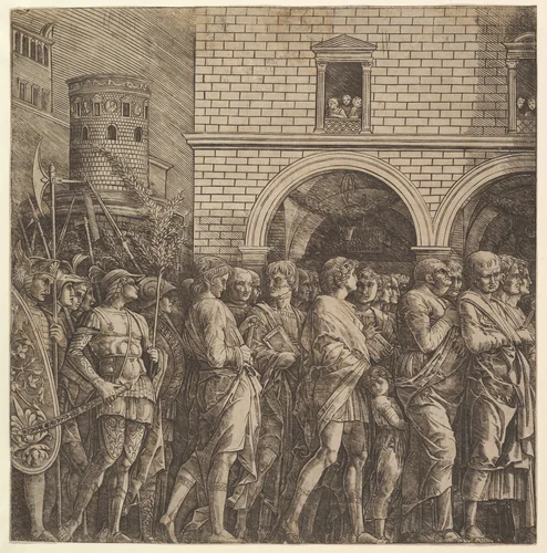 The Triumph of Caesar: The Senators by Gian Marco Cavalli, print, 1492-1502