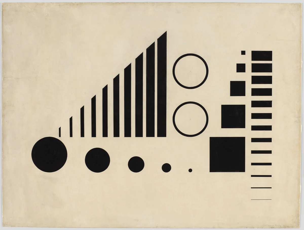 Mechano-Facture by Henryk Berlewi, drawing, 1924