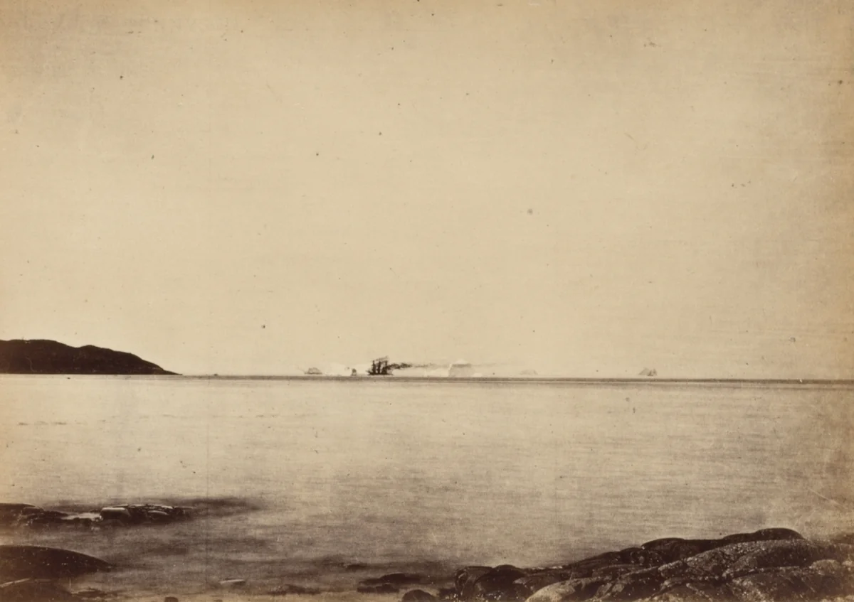 "Homeward Bound" by George P. Critcherson, John L. Dunmore, William Bradford, photograph, 1869