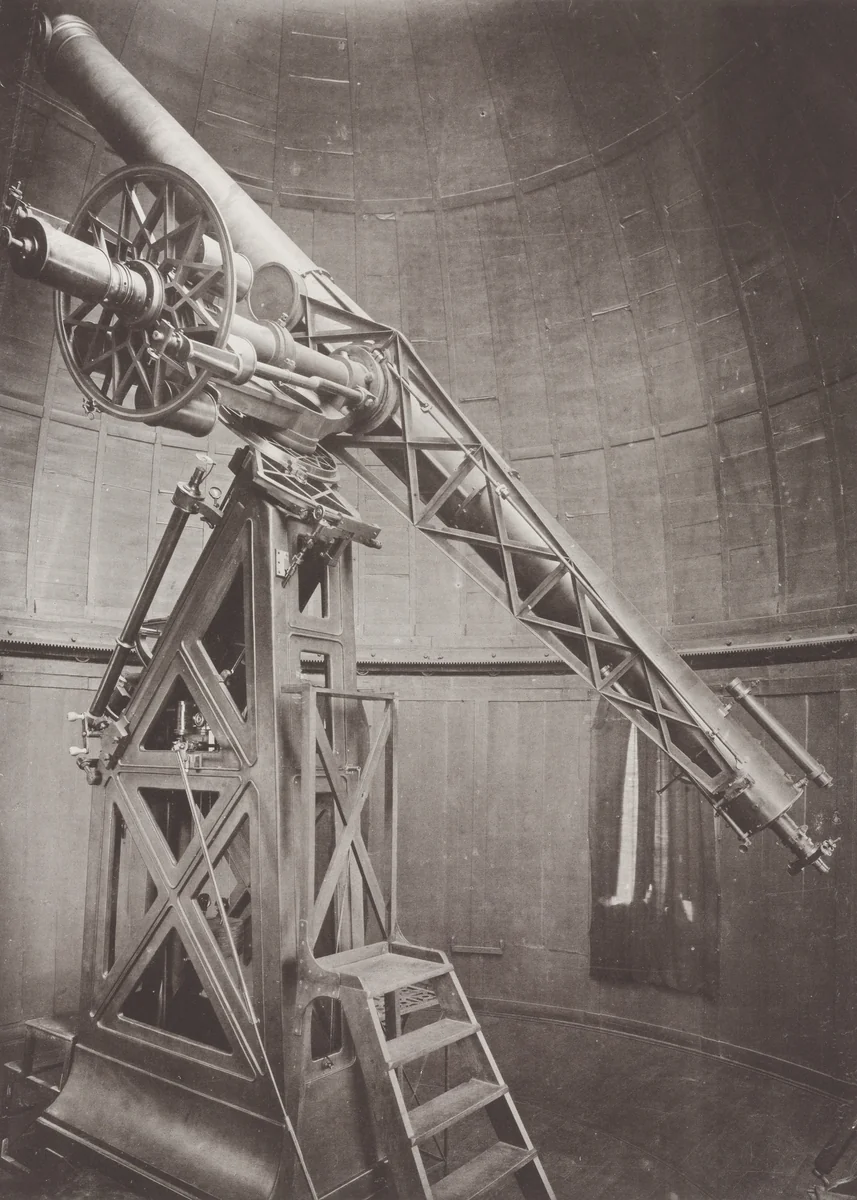 Equatorial Telescope (West Tower) by Paris Observatory, photograph, 1900