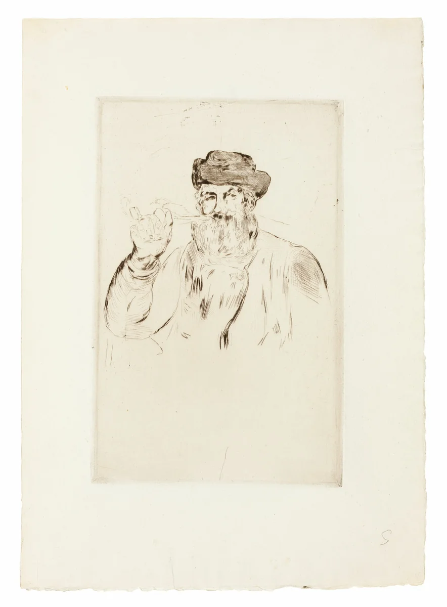 The Smoker II by Édouard Manet, print, 1879-1882