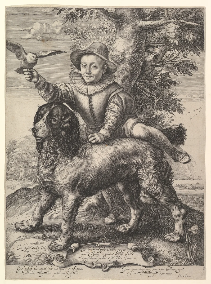 Frederick de Vries by Hendrick Goltzius, print, 1597