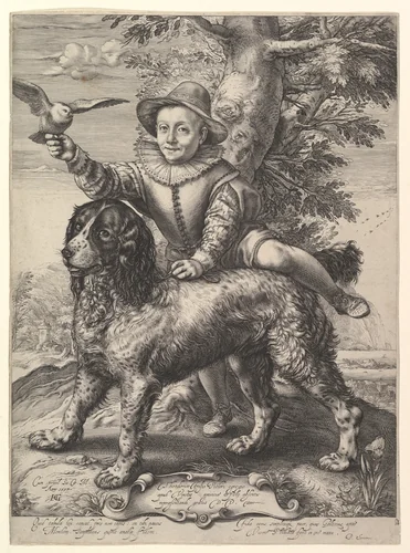 Frederick de Vries by Hendrick Goltzius, print, 1597