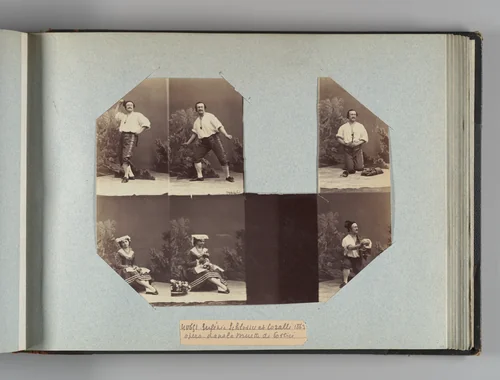 Eugénie Schlosser et Coralli by André Adolphe-Eugène Disdéri, photograph, 1863