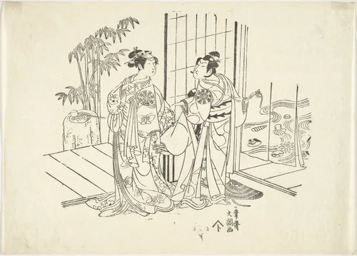 The Actors by Ippitsusai Bunchō (一筆齊文調), print, 1723-1792