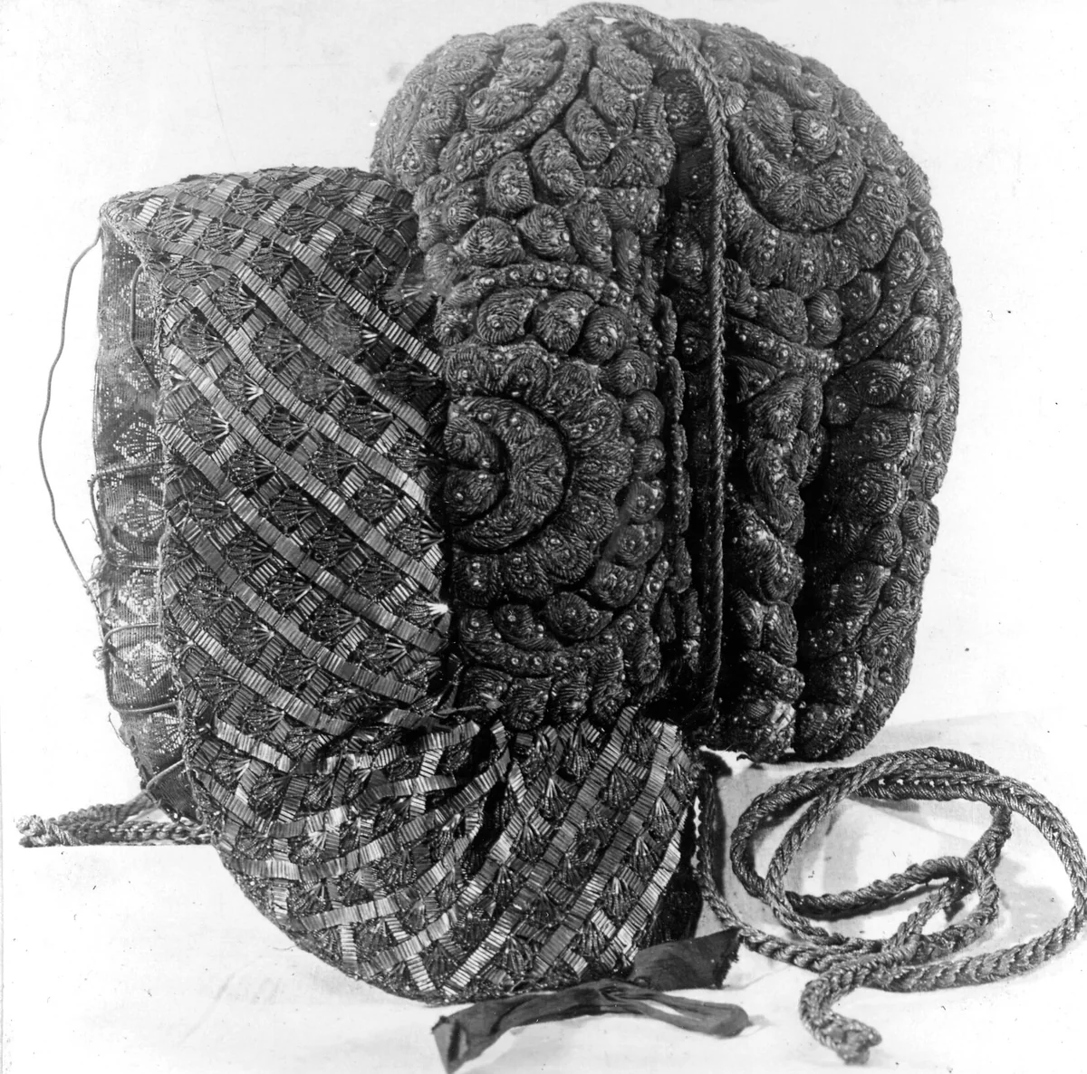 Headdress by Austria, Vienna, textile, 1801-1900