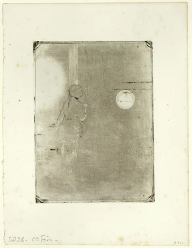 A Café-Concert Singer by Edgar Degas, print, 1877-1878