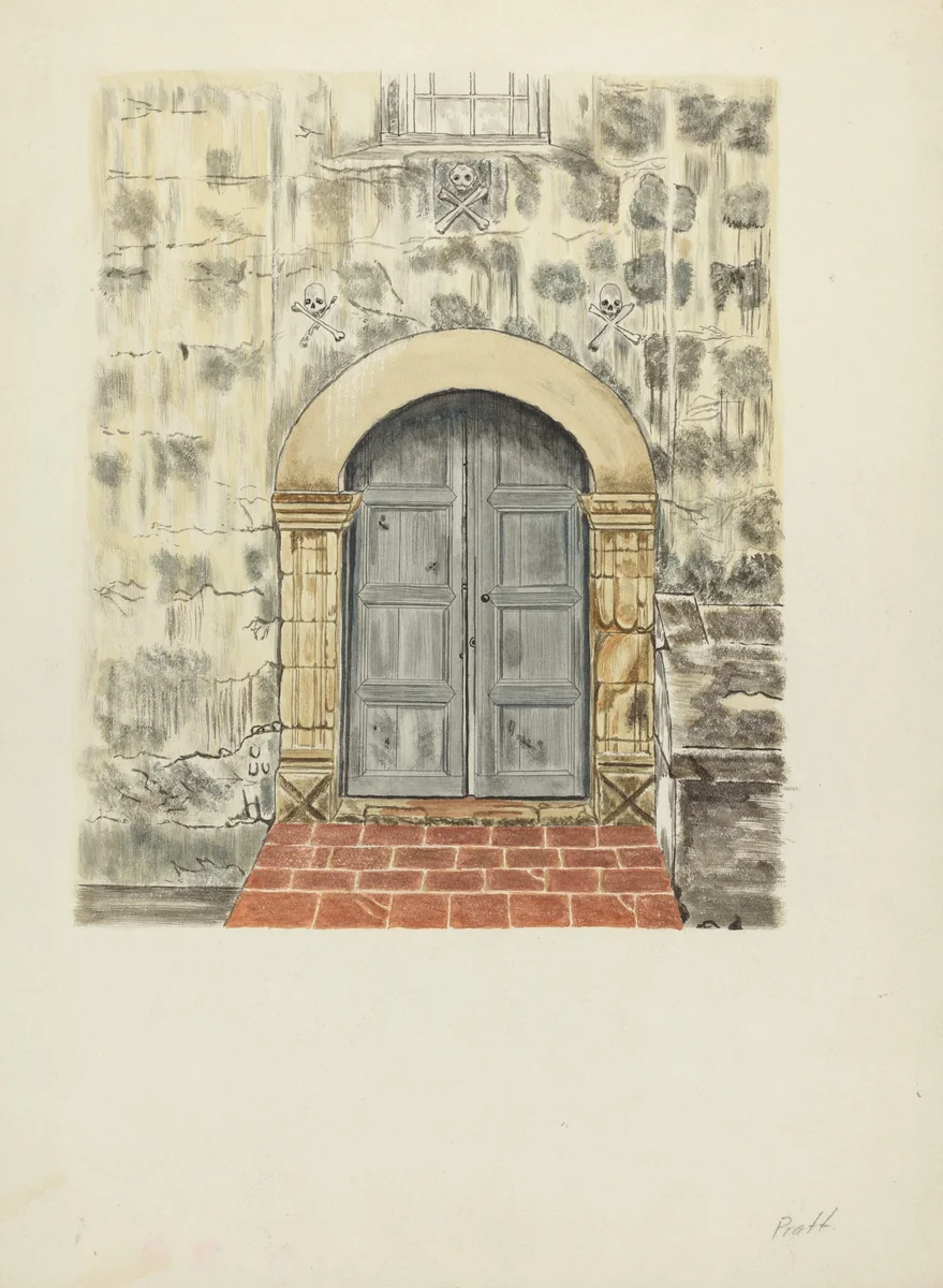 Doorway and Door by Albert Pratt, index of american design, 1935-1942
