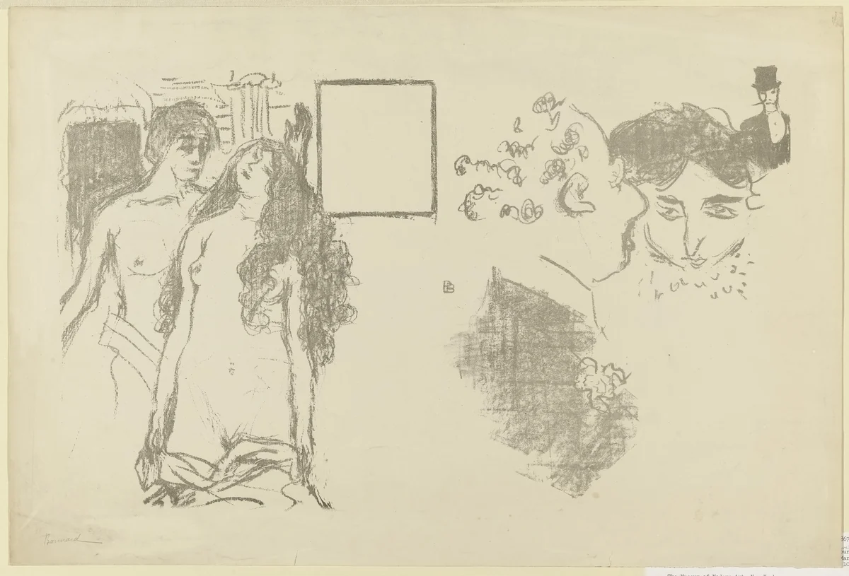 Program for La Dernière Croisade (The Last Crusade) by Pierre Bonnard, print, 1896