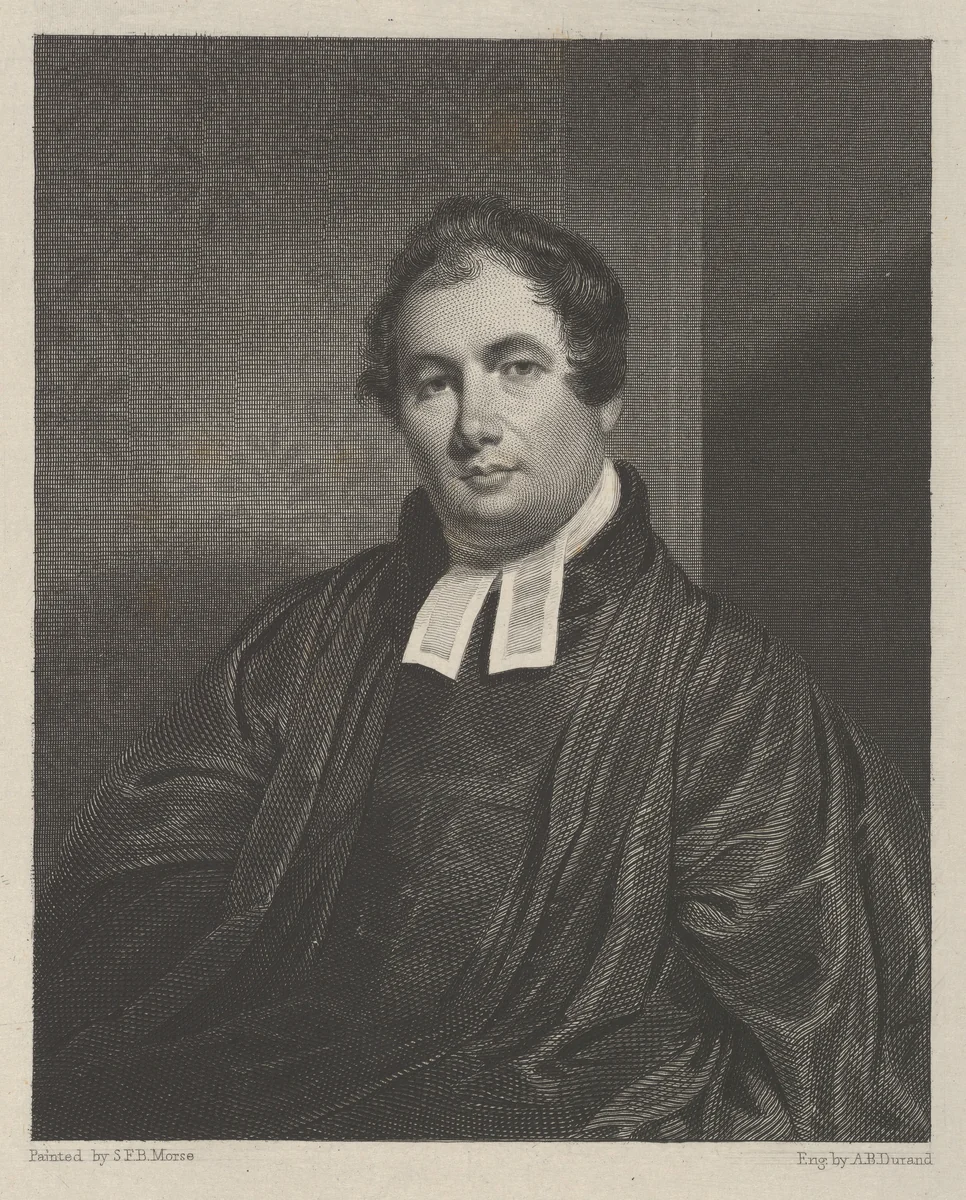 Rev. William Buell Sprague by Asher Brown Durand, print, 1834