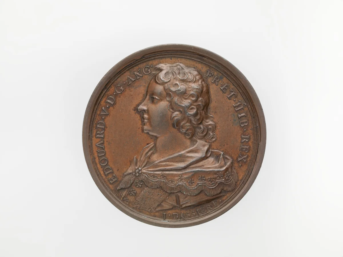 Edward V, from the English Monarchs series by Jean Dassier, metalwork, 1731-1732