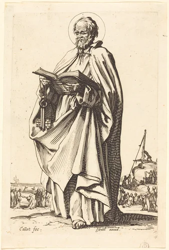 Saint Peter by Jacques Callot, print, 1631