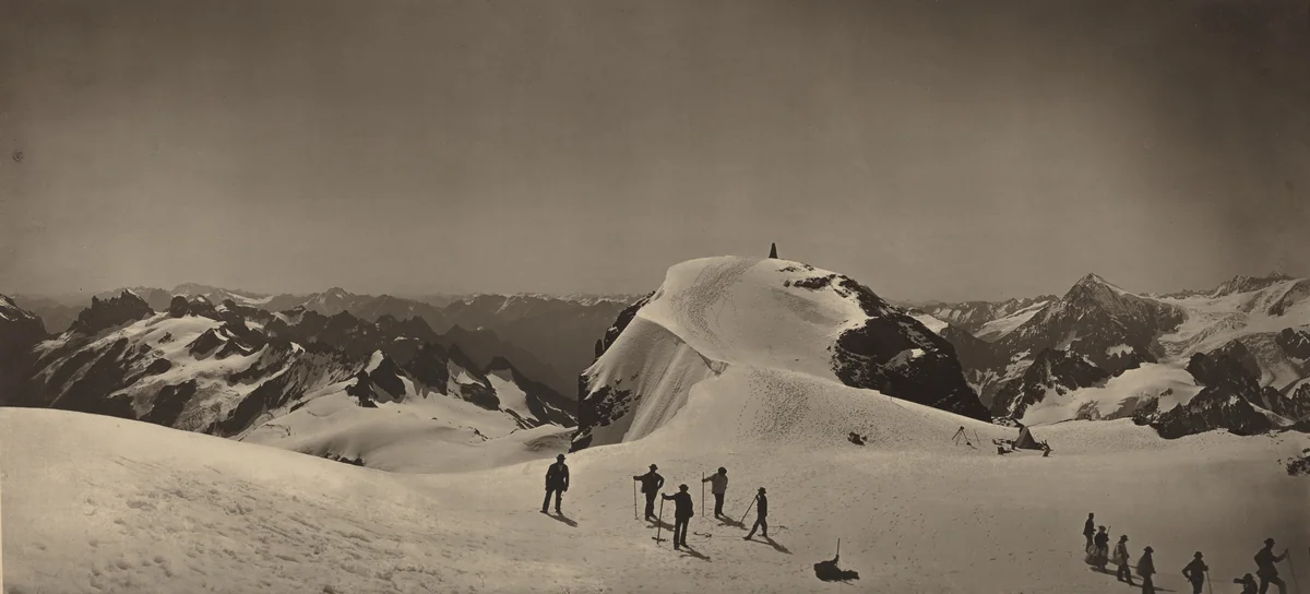 Summit of Mont Titlis, Switzerland by Adolphe Braun, photograph, 1866