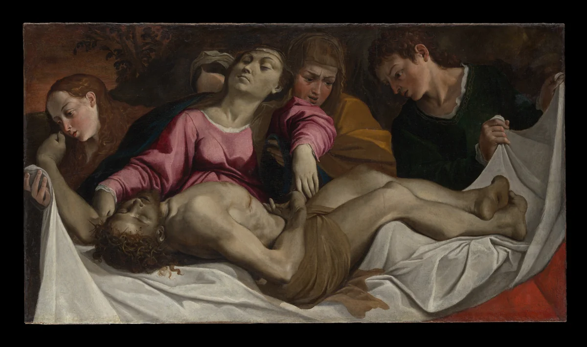 The Lamentation by Ludovico Carracci, painting, 1577-1587