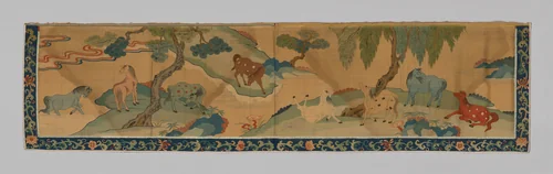 Valance by China, textile, 1790-1820