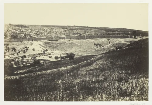 Jerusalem, from the Mount of Olives, No.2 by Francis Frith, photograph, 1857