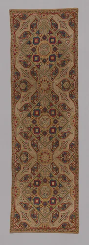 Panel (Bolster Cover) by Leukas, textile, 1700-1900