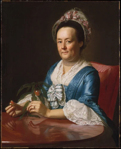 Mrs. John Winthrop by John Singleton Copley, artwork, 1773