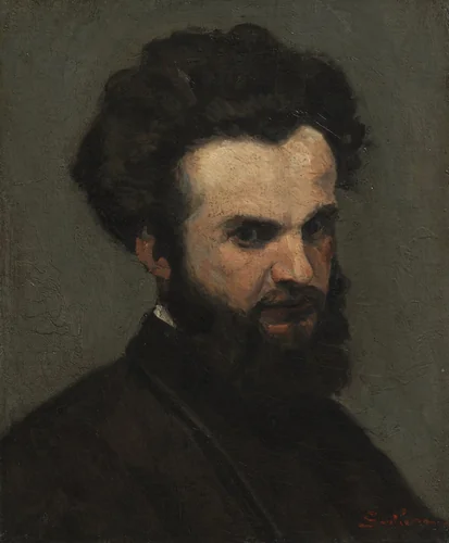 Self-Portrait by Armand Guillaumin, painting, 1872-1874