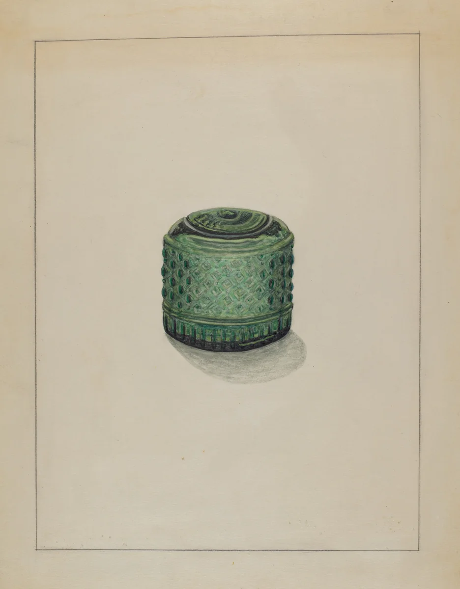 Inkwell by Nicholas Amantea, index of american design, 1936