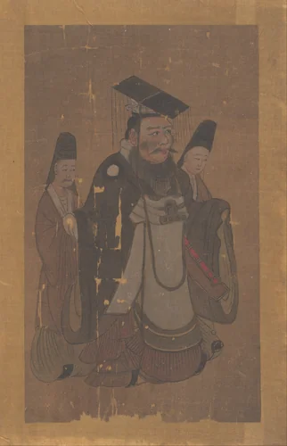 Emperor and Two Attendants by Unidentified Artist, painting, 1368-1644