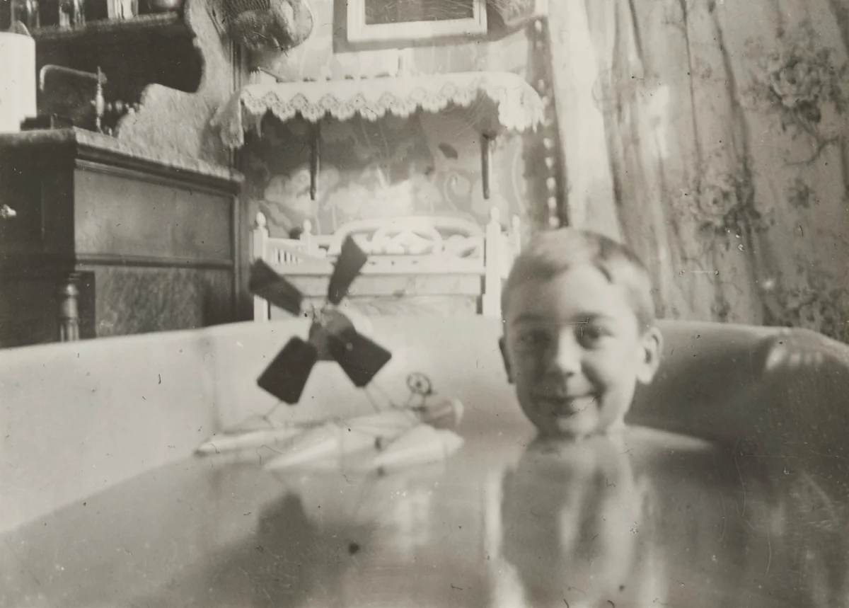 My Hydroplane with Aerial Propellor by Jacques-Henri Lartigue, photograph, 1904