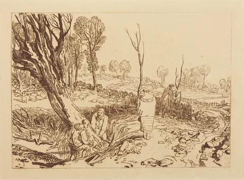 Hedging and Ditching by Joseph Turner, print, 1812