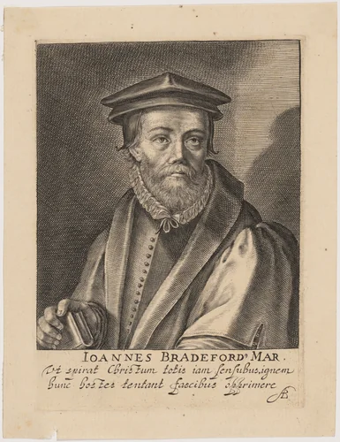 John Bradford, Protestant Martyr by Magdalena van de Passe
Willem de Passe, print, 1620